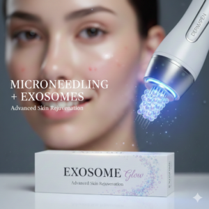 Microneedling Dermapen ve eksozom tedavisi ile cilt yenileme, kolajen artışı ve yoğun cilt onarımı
