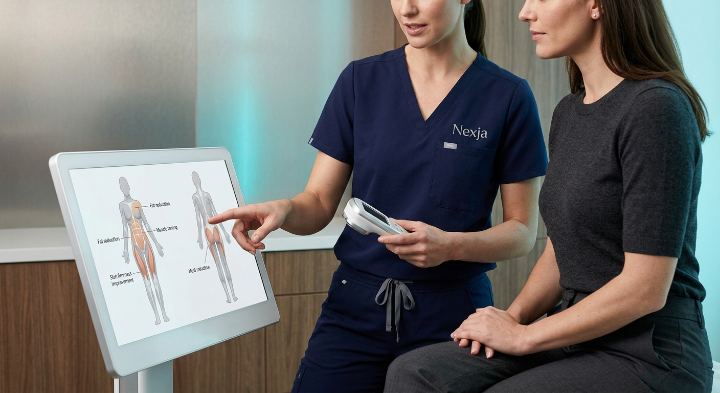 Illustrative consultation comparing body treatment goals